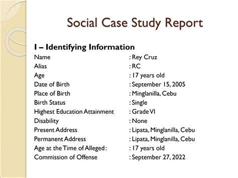 solution sample social case study report cicl studypool