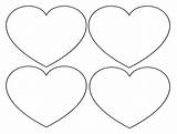 Printable Hearts Large Heart Small Medium Shapes Templates Stencils Cut Valentine Template Outlines Tiny Landscape Print Valentines Pages Different Whatmommydoes sketch template
