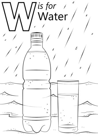 water conservation sheets coloring pages