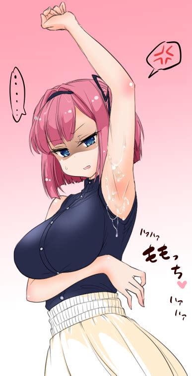 Rule 34 10s Armpits Arms Up Breasts Cum Eyebrows Visible Through Hair