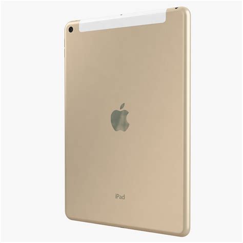 apple ipad air  gold  model max obj cgtradercom