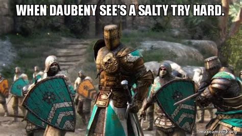 daubeny sees  salty  hard meme generator