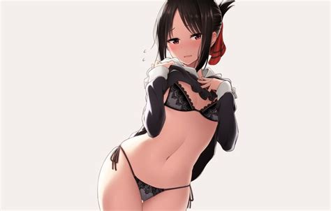 Wallpaper Girl Sexy Lingerie Bra Panties Boobs Anime Beautiful
