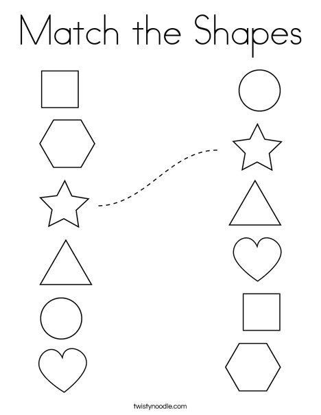 preschool coloring pages shapes shannonteschroeder