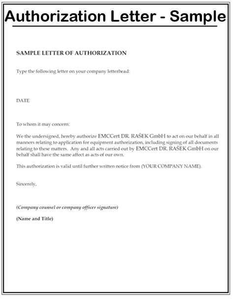 ups letter  authorization template