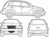 Pt Cruiser Chrysler Blueprints Car 2005 Coloring Drawings Pages Hatchback Vehicle Damage Evaluation Forum Cars sketch template