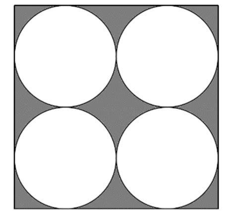 side   square   inches  circles  equal area  inscribed constructed