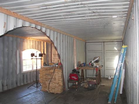 sea shipping container cabin shelter home interior