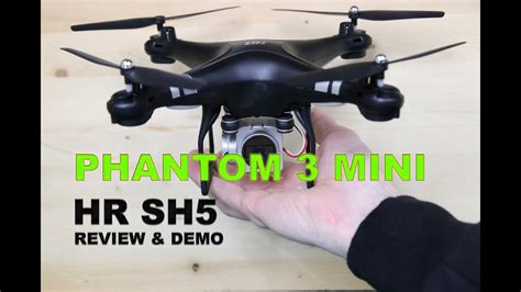 hr sh phantom  mini drone review demo youtube