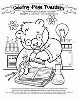 Coloring Science Pages Kids School Lab Chemistry Scientific Drawing Method Microscope Photosynthesis Sheet Sheets Worksheet Middle Tools Getdrawings Physical Bear sketch template