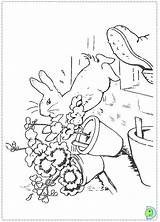 Coloring Rabbit Peter Pages Dinokids Potter Beatrix Colorare Da Book Disegni Kids Coniglio Print Close sketch template