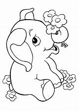 Elefanti Elefante Pianetabambini Stampare Singolarmente Versione Articolo Illustrazioni sketch template