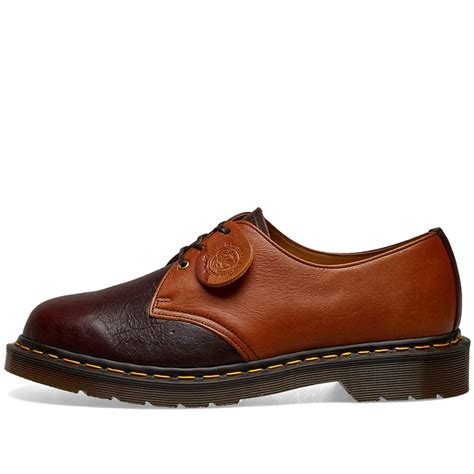 dr martens  vintage shoe   england polo brown