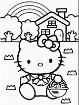 Kitty Hello Coloring Pages Printable Kids Cute Print Printables Fun Paper Bestcoloringpagesforkids Coloriage Search sketch template