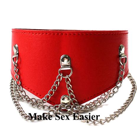 Leather Neck Collar Bondage Sex Toys Women Game Fetish Restraints