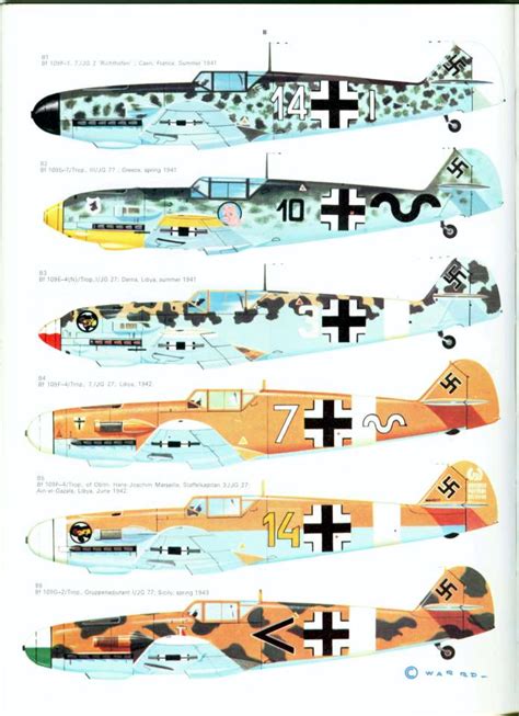 luftwaffe colour markings   vol  page