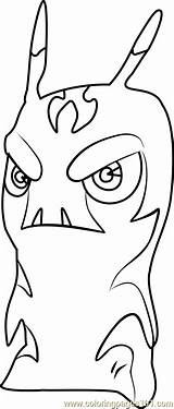 Slugterra Coloring Pages Ghouls Coloringpages101 Slugs Template Slug sketch template