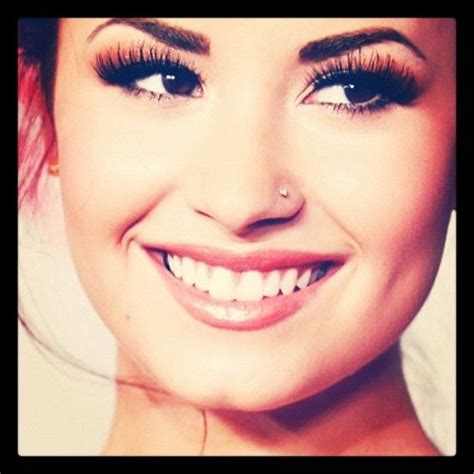 Demi Is Gorgeous Celebrities With Nose Piercings Cute