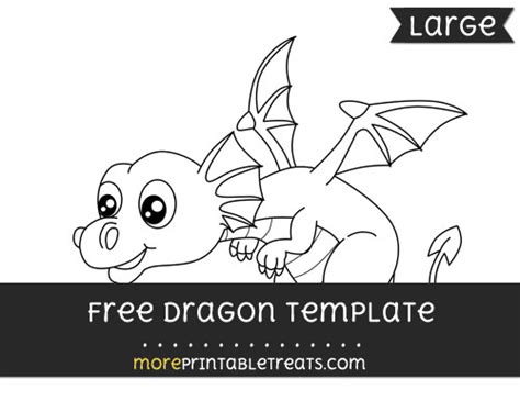 dragon template large