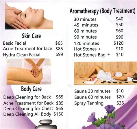 beauty spa skin care body treatment massage  reflexology