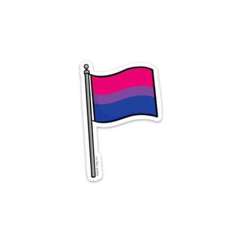 The Bisexual Pride Flag Sticker Blank Tag Co