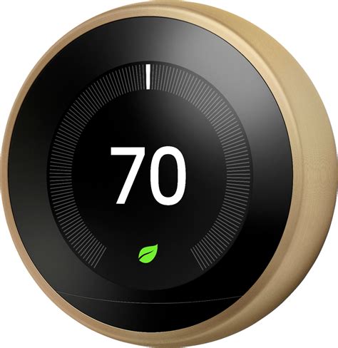 google nest learning smart wifi thermostat brass  picclick