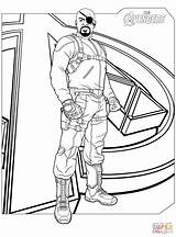 Fury Nick Avengers Coloring Pages Printable sketch template