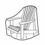 Adirondack Chair Chairs Sketch Drawing Getdrawings Paintingvalley Covers sketch template