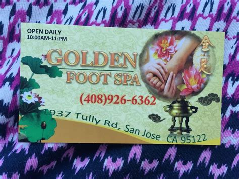 golden foot spa  reviews massage  tully  east san jose