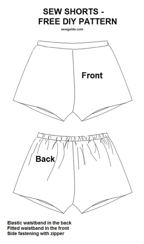 template printable shorts pattern printable blank world