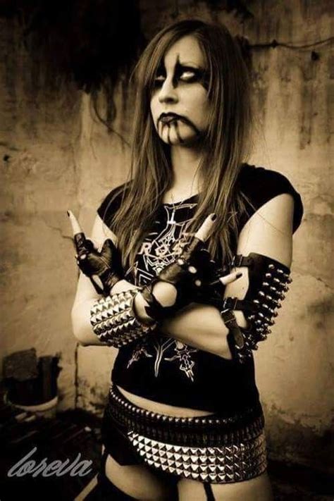 Chica Heavy Metal Heavy Metal Girl Dark Beauty Gothic Beauty