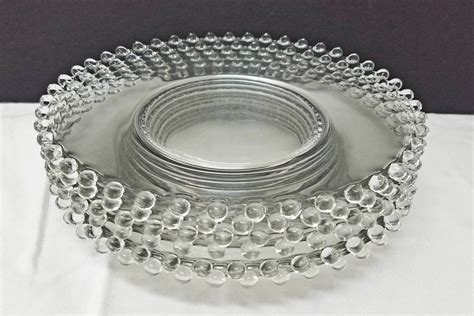 Vintage Clear Candlewick Salad Plates Set Of 6 Imperial Glass Etsy