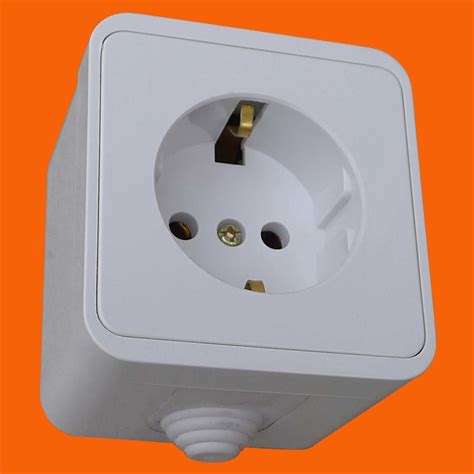 ip european surface mounted power wall socket  china socket  wall socket