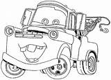 Cars Mater Tow Coloring Pages Movie Drawing Truck Colouring Car Matter Print Printable Transportation Color Skyline Nissan Lightning Getcolorings Drawings sketch template