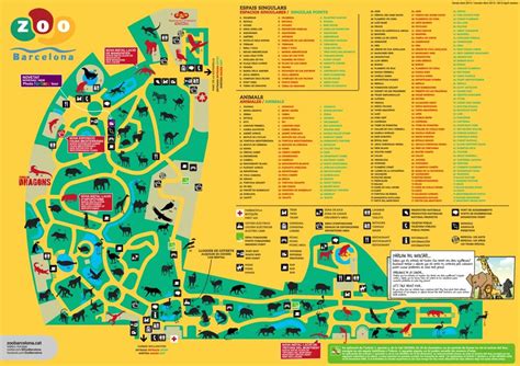 de dierentuin van barcelona kaart kaart van de dierentuin van barcelona catalonie spanje
