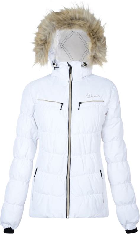 bolcom darebe refined ski jas dames wintersportjas maat  vrouwen wit