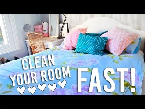 clean  room fast   minutes cleaning hacks youtube