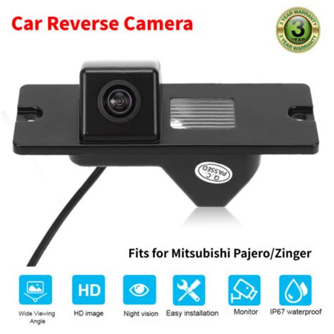 hd car reverse camera ip backup rear view monitor  mitsubishi pajerozinger