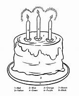 Birthday Candle Coloring Pages Candles Cake Three Printable Color Netart Dot Activities Kids sketch template
