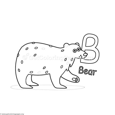 animal alphabet letter  coloring pages coloring