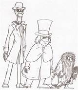 Ghosts Hitchhiking Haunted Mansion Tfa Style Coloring Disney Pages Deviantart Choose Board sketch template