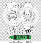 Illustration Secondary Coloring Green Book Color Bnp Studio sketch template