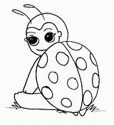 Ladybug Joaninha Coccinelle Colorir Bug Imprimir Coloringhome Alimentação sketch template