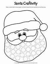 Santa Beard Crafts Christmas Advent Calendar Kids Craftivity Coloring Cotton Face Teacherspayteachers Pages Countdown Freebie Housewife Curmudgeonly Activities Sold sketch template