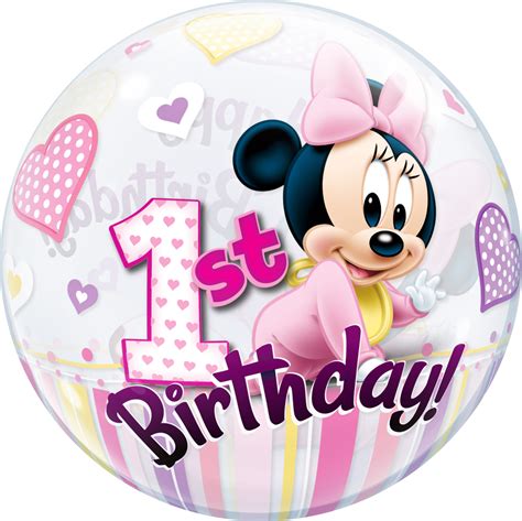 minnie mouse st birthday balloonatic