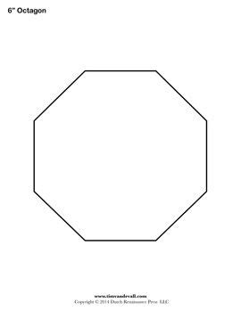 printable octagon templates blank octagon shape pdfs octagon
