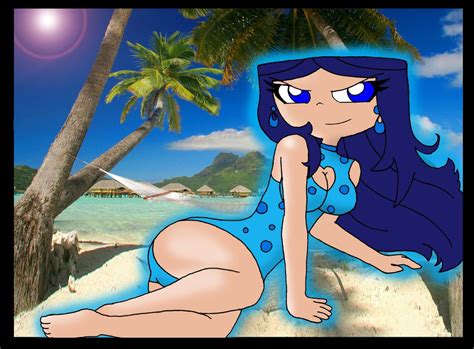 phineas ferb y el ee isabella sexy by firerirock on