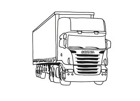 semi trucks truck coloring pages cars coloring pages