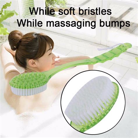 Long Handle Ultra Soft Bath Shower Brush Skin Massage Back Rubbing