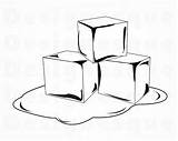 Melting Cubes Ghiaccio Scioglimento Clipartmag Clipground sketch template